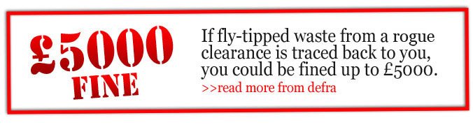 House Clearance Warwick Fly Tipping Notice From DEFR A